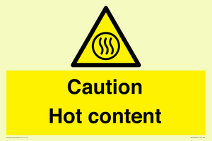 Caution Hot content